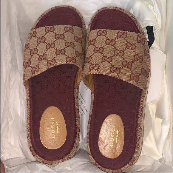 Gucci platform sandals - Picture 1 of 3